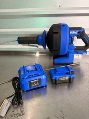 New Kobalt 24v Cordless Drain Auger Kit with 85 Watt Battery & Charger 4891704