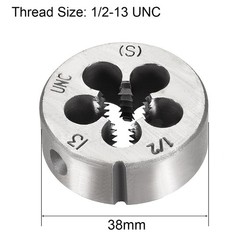 2 x 1/2-13 UNC Round Die Thread Right Hand Threading Die Alloy Tool Steel