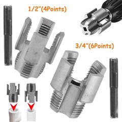 Integrated Internal, External Pipe Threading-Tool PVC Pipe Threader Cutting Kit