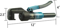Muzata Blue Hydraulic Crimper Tool for Custom Cable Railing 1/8&Prime; Stainless Steel