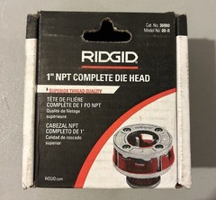 RIDGID 1&Prime; NPT COMPLETE DIE HEAD MODEL NUMBER 00-R PART NUMBER 36900