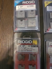 ridgid pipe threader dies Misc