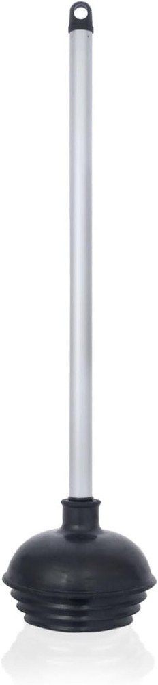 NEIKO 60166A Toilet Plunger with Patented All-Angle Design, 1 Pack, Black
