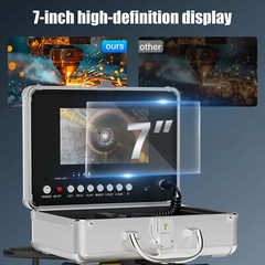 7inch Sewer Pipe Inspection Camera Drain Sewer Pipeline Industrial Endoscope 20m
