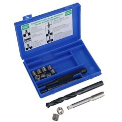 7/16&Prime; x 18 BSF Thread Tap Repair Cutter Kit Helicoil Damaged Threads 14pc Kit