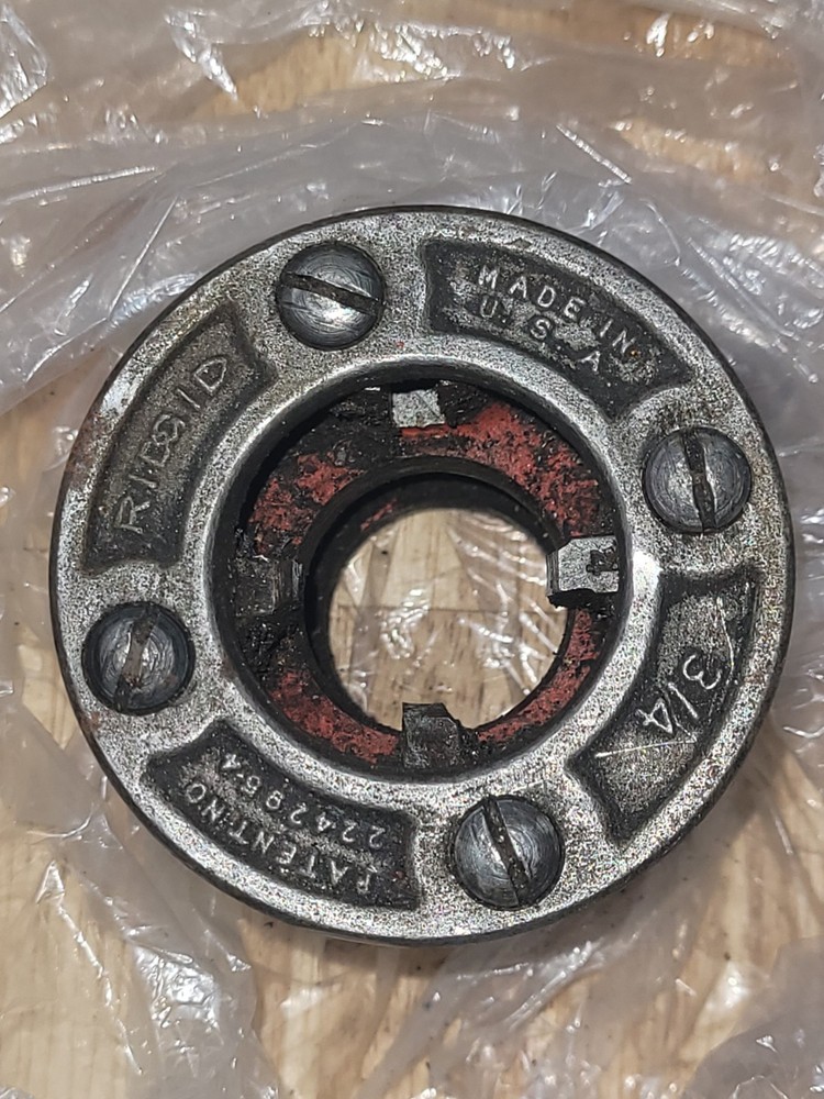 RIDGID 00-R 3/4&rdquo; Pipe Threader Die Head Threading Rigid 00-R