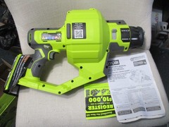 Ryobi PCL456B 18V ONE+ 25&prime; Drain Auger Green Black Cordless Lightweight Preowned