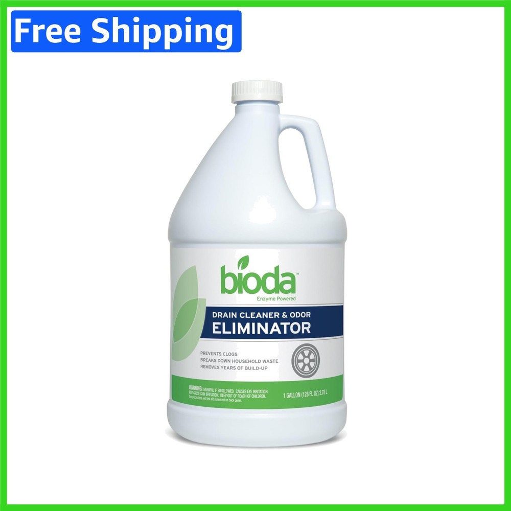 1 Gallon Enzyme Drain Cleaner &ndash; Gentle Yet Powerful Odor Eliminator, Septic Safe