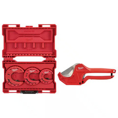 Close Quarters Copper Tubing Cutter Set (3-Piece) with 2-3/8 In. Ratcheting PVC