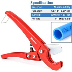 PEX Copper Crimp Ring Angle Tool 1/2in 3/4in PEX Connection Durable Mechanism US