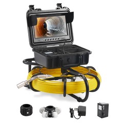 VEVOR 9&Prime; 50M Waterproof Drain Sewer Camera Endoscope Pipeline Inspection Camera