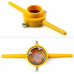 6Pcs PVC Thread Maker Tool NPT Die Set Pipe Round Threader 1/2&Prime; 3/4&Prime; 1&Prime; C88