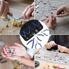 8-Piece Jewelry Making Pliers Tools Set with Storage Bag, for Jewelry Crafting,