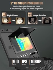 Anysun All-in-1 Sewer Camera 512Hz, Distance Counter, Self-Leveling, Keyboard&hellip;