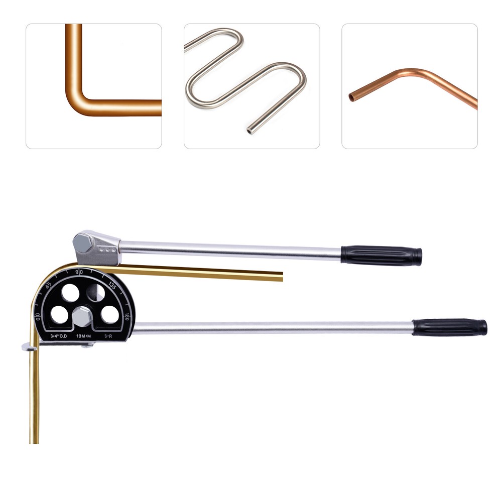 3/4&Prime; Ratcheting Pipe Tube Bender HVAC Refrigeration Tool Aluminum Copper Pipe CE
