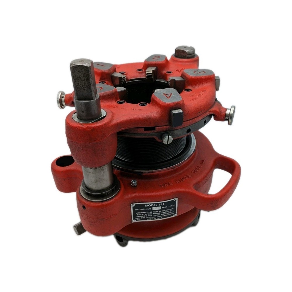 Ridgid No. 141 Manual Receding Geared Threader, 2 1/2 to 4&Prime; Pipe, #36620