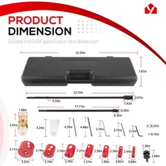 08350 Mechanical Hot Tapping Machine Complete Kit Fit for NPT 3/4&Prime; to 4&Prime; 300psi