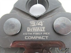 Dewalt DCE215034 , 3/4&Prime; Compact PEX F1807 Press Jaw