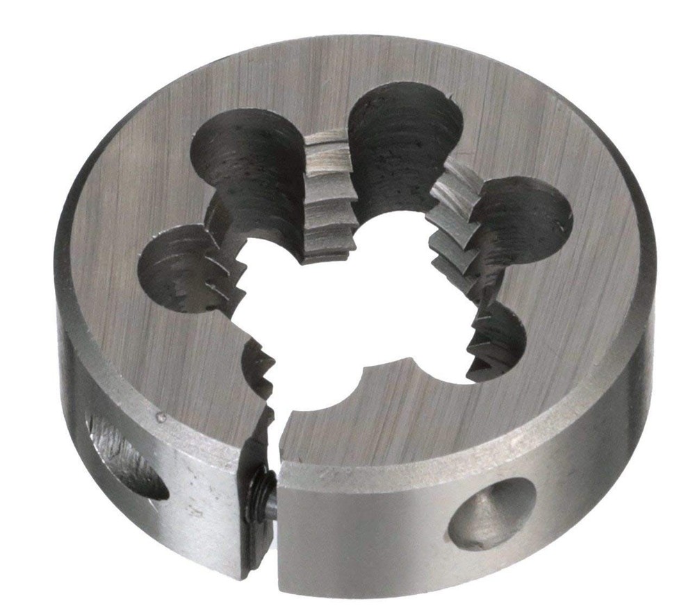 ADJUSTABLE PIPE DIE High Speed Steel Round 1/4-18 NPS 1-1/2 OD DRILL AMERICA