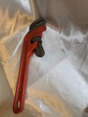 RIDGID E10 End Pipe Wrench Cast Iron 10 in Red Heavy Duty MPN E10