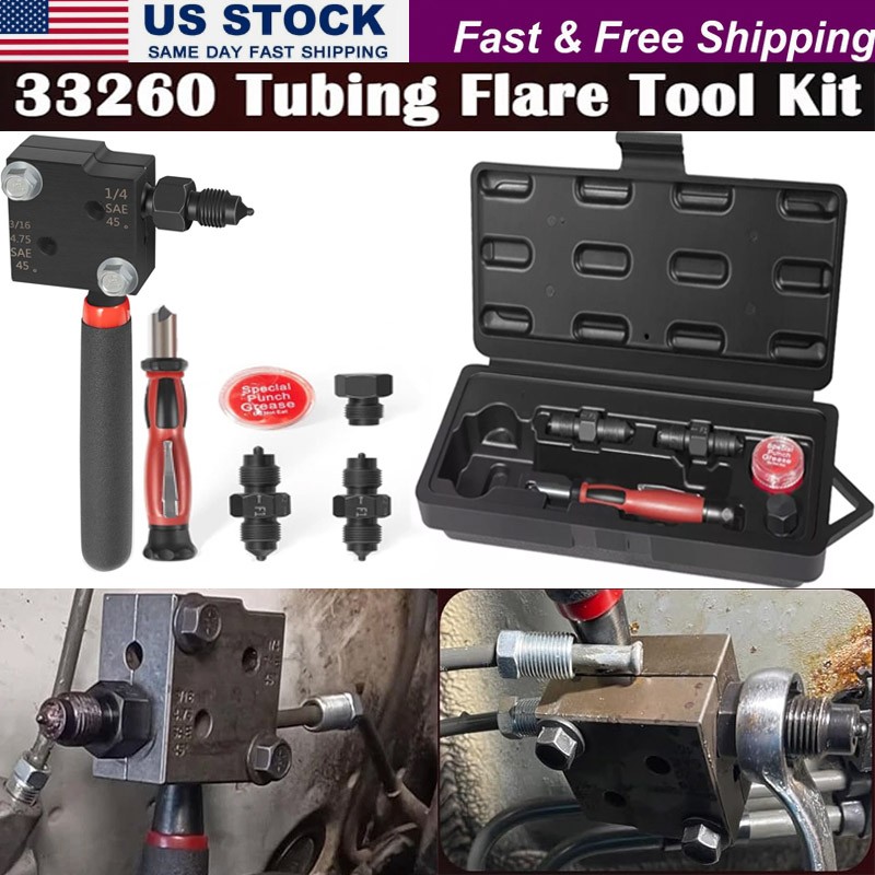 Flaring Tool 33260 for Creating Single or Double Flares on 3/16&Prime; / 4.75mm 1/4&Prime;