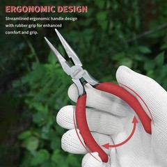 5 Inch Needle Nose Pliers 10 Pack for Jewelry Making, Crafts, and DIY Projects