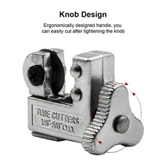 Mini Pipe Tubing Cutter 1/8&Prime; to 5/8&Prime; OD Copper Brass Aluminum Cutting HVAC Plumb