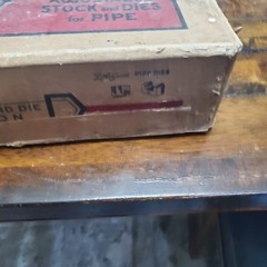 Vintage GTD Pipe Threading Tool Set In Original Box 3/8&Prime; 1/2&Prime; 3/4&Prime; 1&Prime; 1-1/4&Prime;&hellip;