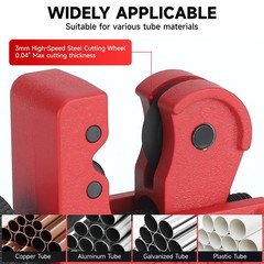 3-22mm Cutter Pipe Cutter V2 Small Copper Pipe Cutter Metal Pipe 1/8in to 7/8in