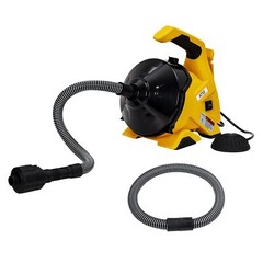 Drain Cleaner Machine 30Ft Auto-feed Electric Drain Auger for 3/4In-2In Pipes