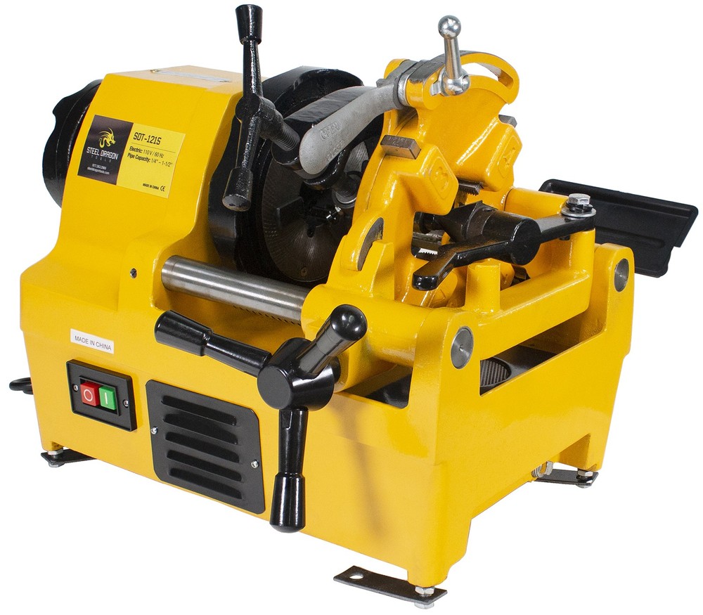Steel Dragon Tools&reg; 1215 Pipe Threader Threading Machine fits RIDGID&reg; 811A Dies
