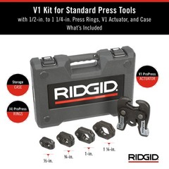 Ridgid Propress Rings Kitv1 1/2In To 1-1/4In