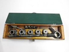 Nye No. 50 Pipe Tap & Die Threader Set 3/4&Prime;, 1/2&Prime;, 3/8&Prime;, 1/4&Prime;, 1/8&Prime; Made in USA