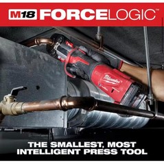 Milwaukee M18 FORCE LOGIC. PRESS TOOL KIT W/ ONE-KEY WITH 1/2&Prime;-2&Prime;CTS-V JAWS 7/8
