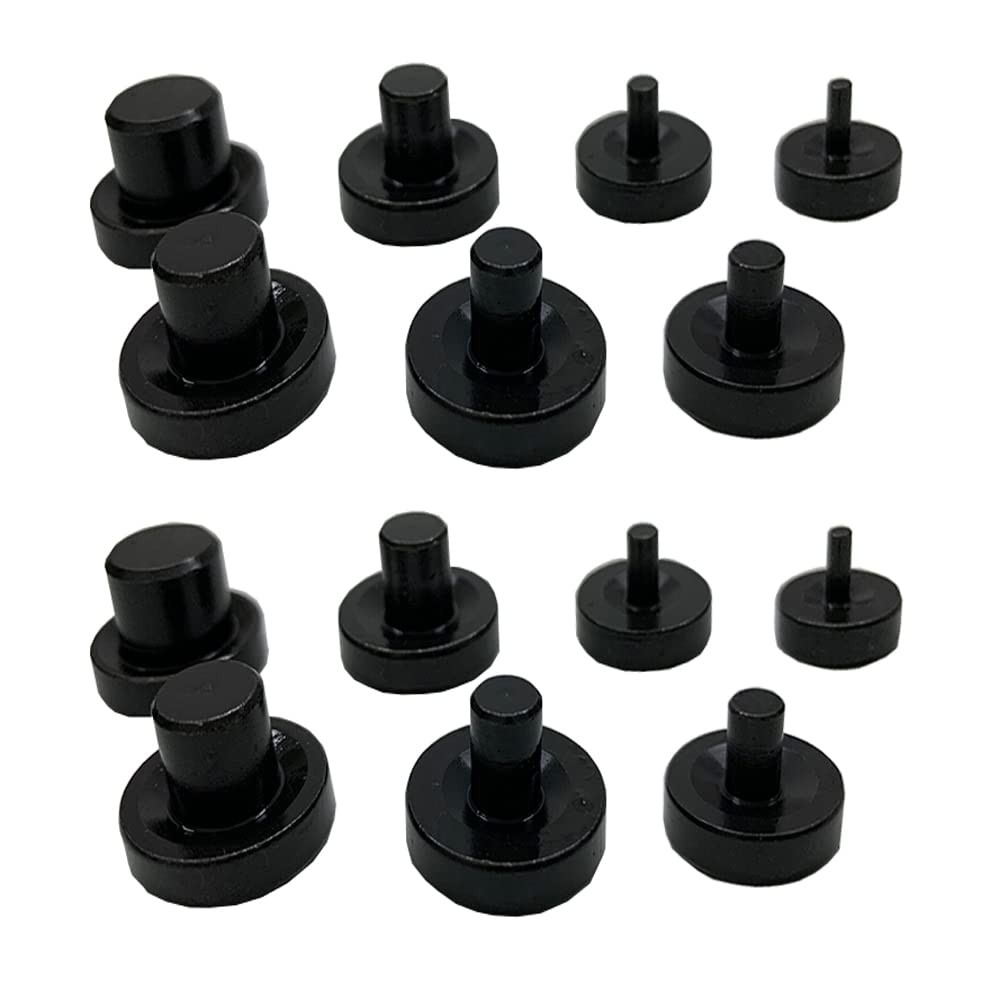 14 PCS Tubing Flaring Tool Kit Heads Fits 3/16 1/4 5/16 3/8 7/16 1/2 Inch