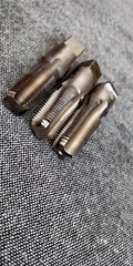 3 pieces ~ 1/4-18 NPTF pipe taps HSS OSG R&N Brubaker