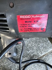 Ridgid Kollmann K-38 Drain Snake Cleaner WORKING No Manual