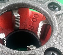 RIDGID 1 in. 00-R Manual Ratchet 1 NPT Pipe Threading Die Head(U4)