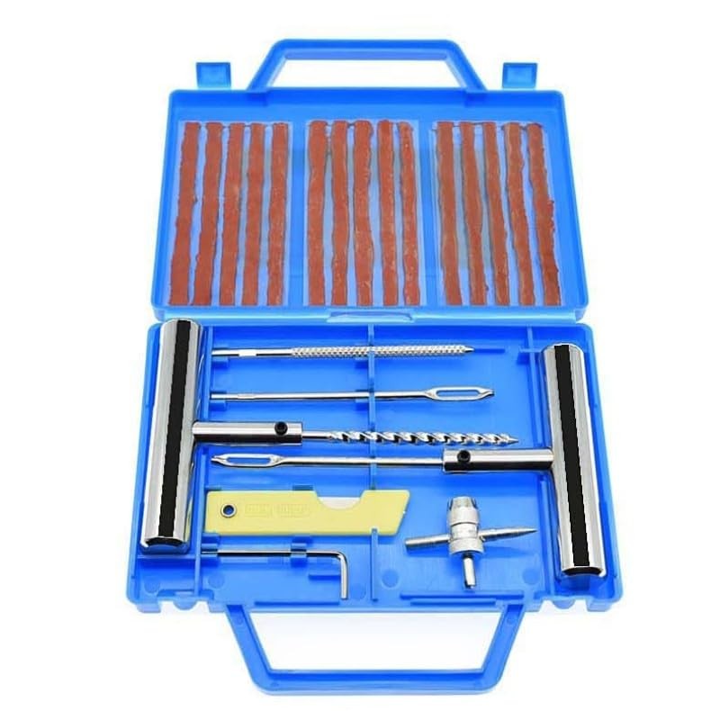 Tire Repair Kit Heavy Duty Plug Tools Set Car Truck ATV RV SUV Puncture 22pc &hellip;