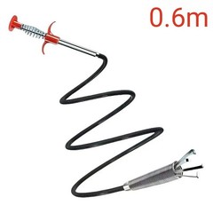 4 Claw Flexible Drain Grabber Telescopic Sewer Snake Pipe Cleaner Hair Clog 1.6