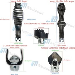 Auger Bits-10pc Fits Ridgid K-375 K-380 K-400 K-50 Drain Cleaning Machine