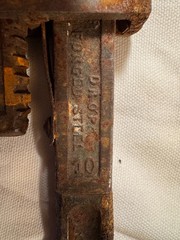 Drop Forged Steel Pipe Wrench Lot of Two #10 Used Needs Reconditioning Free S/H