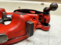 Ridgid 815A Self-Opening Die Head Pipe Threader w/ 1&Prime; &ndash; 2&Prime; NPT Dies Used