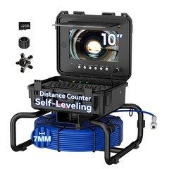 Pipe Inspection Camera Drain Sewer Camera 512hz Self Leveling 50M Meter Counter