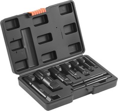 9-Piece Heavy-Duty Pipe Extractor Set in Cr-Mo Steel for 1/8&Prime; to 1&Prime; Pipes