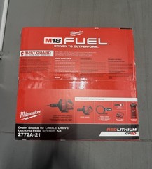 M18 FUEL 18-Volt Lithium-Iron Cordless Plumbing Drain Snake Auger Kit &ndash; NIB