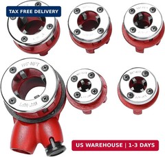 Yaegoo Ratchet Pipe Threader Kit, Manual Ratcheting Pipe Threading Tool with Han