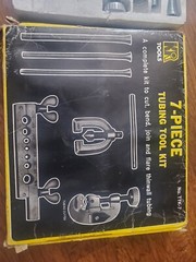 NOS 7-PC FLARING TOOL KIT Tubing Cutter, Bending Tubes TAIWAN NEW box bad shape