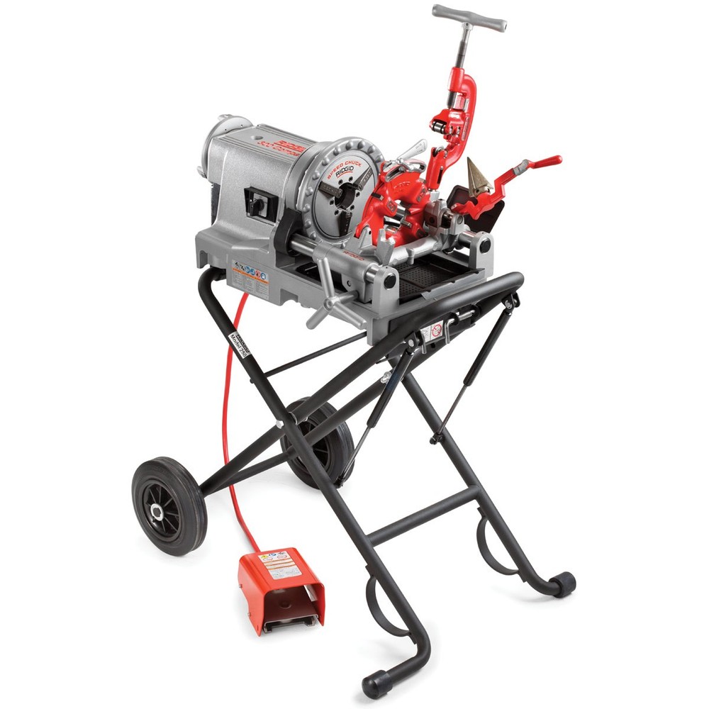 Ridgid 75602 52 RPM 300 Compact Pipe Threading Machine w/ 250 stand