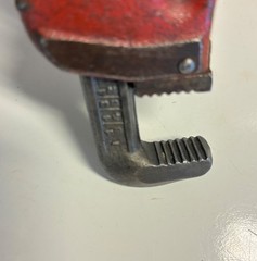 Vintage RIDGID 6&Prime; Pipe Wrench 3/4&Prime; Capacity Ridge Tool Elyria Ohio USA